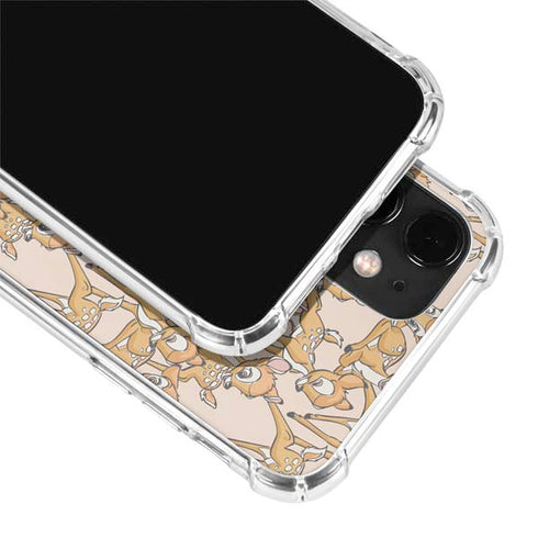 Disney Bambi Character Pattern iPhone 12 Mini Clear Case