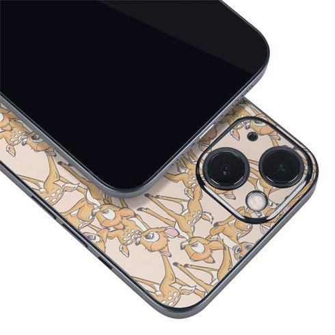 Disney Bambi Character Pattern iPhone 14 Plus Skin