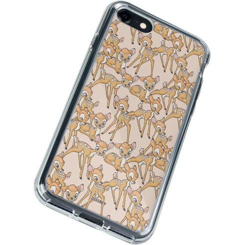 Disney Bambi Character Pattern iPhone SE (2nd & 3rd Gen) Clear Case