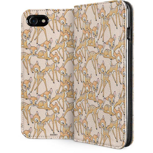Disney Bambi Character Pattern iPhone SE (2nd & 3rd Gen) Folio Case