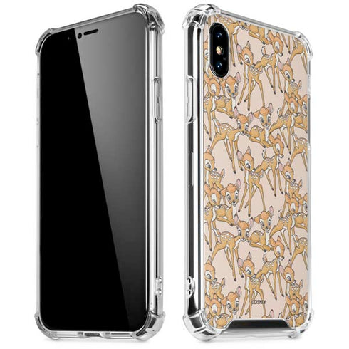 Disney Bambi Character Pattern iPhone XS Max Clear Case