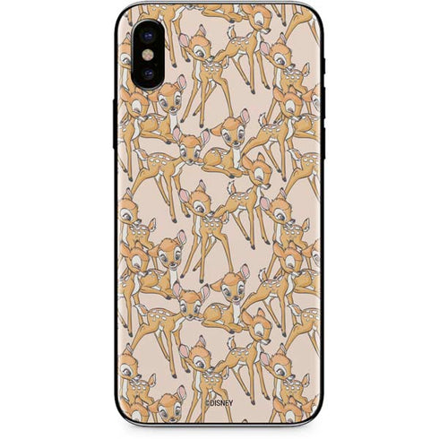 Disney Bambi Character Pattern iPhone XS Skin