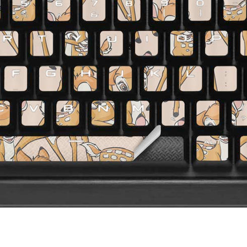 Disney Bambi Character Pattern K95 RGB PLATINUM Mechanical Gaming Keyboard Skin