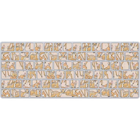 Disney Bambi Character Pattern Magic Keyboard Skin