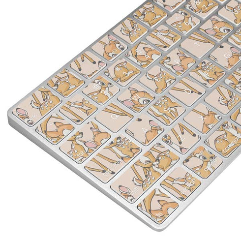 Disney Bambi Character Pattern Magic Keyboard Skin