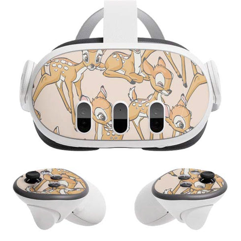 Disney Bambi Character Pattern Meta Quest 3 Skin