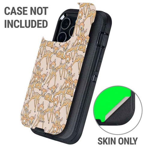 Disney Bambi Character Pattern Otterbox Defender iPhone Skin