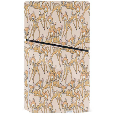 Disney Bambi Character Pattern PS5 Slim Disk Bundle Skin