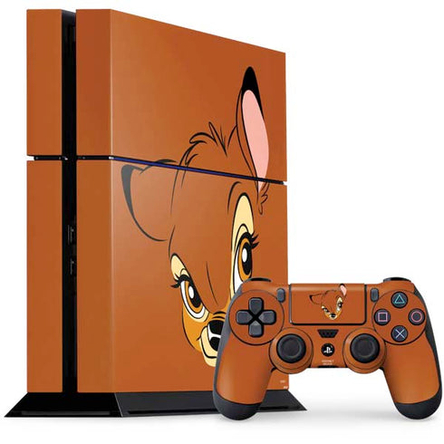 Disney Bambi Portrait PS4 Console and Controller Bundle Skin