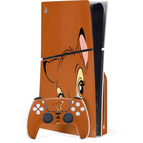 Disney Bambi Portrait PS5 Slim Disk Bundle Skin
