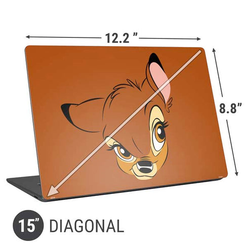 Disney Bambi Portrait Universal Laptop 15in (12.2 x 8.8in) Skin