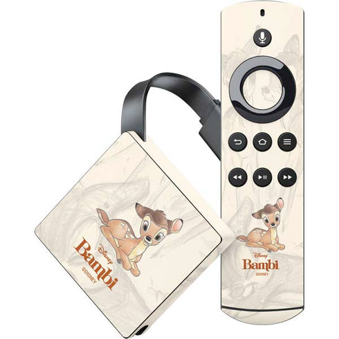 Disney Bambi Sketched Portrait Amazon Fire TV Skin