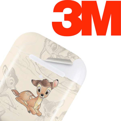 Disney Bambi Sketched Portrait Apple AirPods 2 Skin