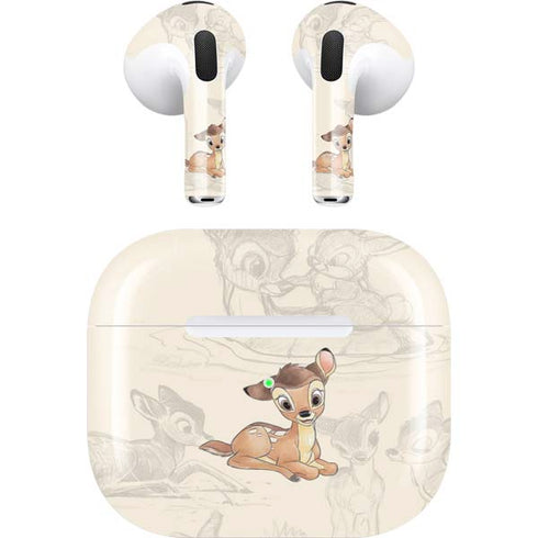 Disney Bambi Sketched Portrait Apple AirPods (3rd Gen 2021) Skin