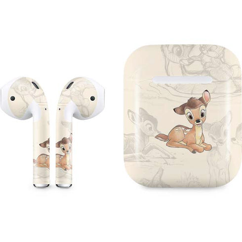 Disney Bambi Sketched Portrait Apple AirPods Skin