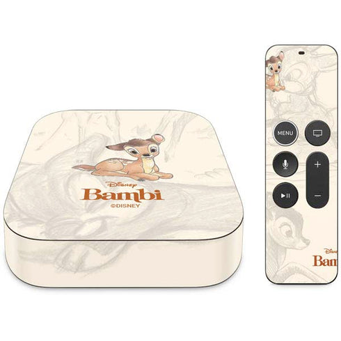 Disney Bambi Sketched Portrait Apple TV Skin