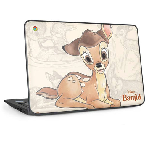 Disney Bambi Sketched Portrait HP Chromebook Skin