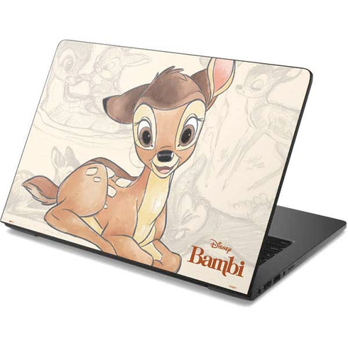 Disney Bambi Sketched Portrait Dell Chromebook Skin