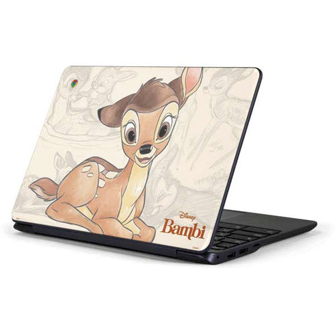 Disney Bambi Sketched Portrait Samsung Chromebook Skin