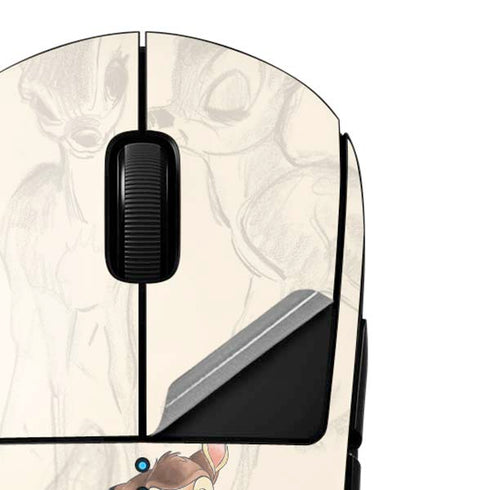 Disney Bambi Sketched Portrait G Pro Wireless Gaming Mouse Skin