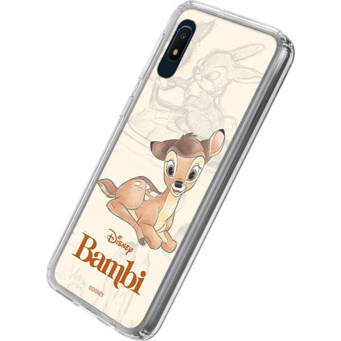 Disney Bambi Sketched Portrait Galaxy A10e Clear Case