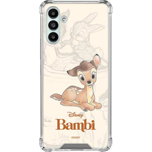 Disney Bambi Sketched Portrait Galaxy A13 5G Clear Case