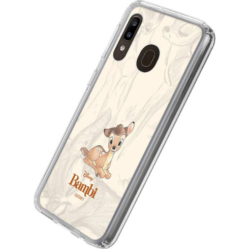 Disney Bambi Sketched Portrait Galaxy A20 Clear Case