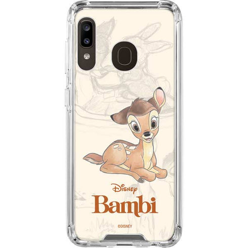 Disney Bambi Sketched Portrait Galaxy A30 Clear Case