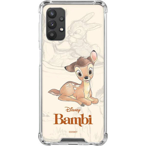 Disney Bambi Sketched Portrait Galaxy A32 5G Clear Case