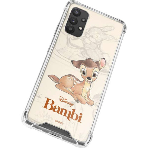 Disney Bambi Sketched Portrait Galaxy A32 5G Clear Case