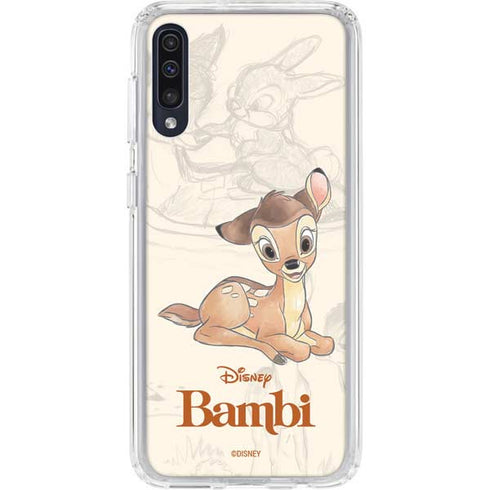 Disney Bambi Sketched Portrait Galaxy A50 Clear Case