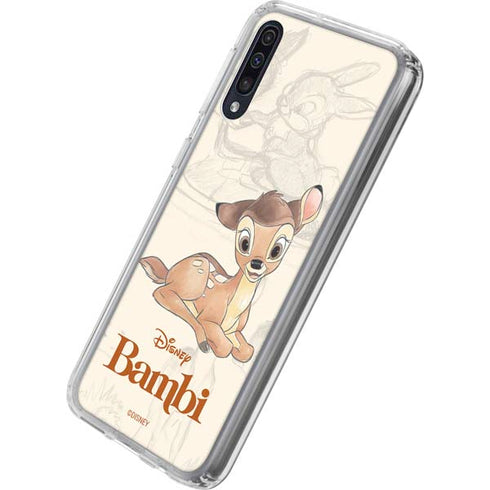 Disney Bambi Sketched Portrait Galaxy A50 Clear Case
