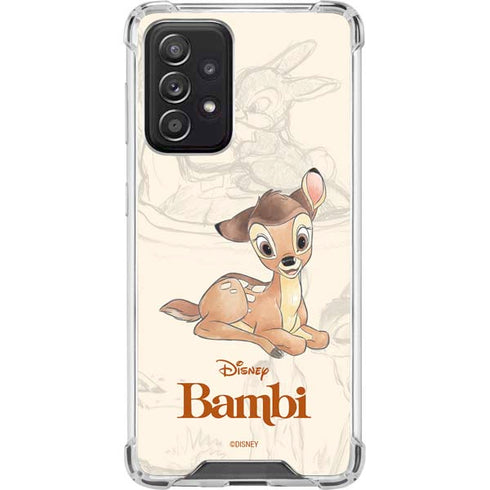 Disney Bambi Sketched Portrait Galaxy A52 5G Clear Case