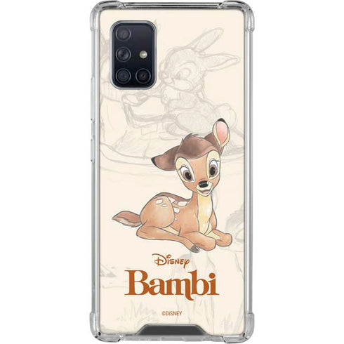 Disney Bambi Sketched Portrait Galaxy A71 5G Clear Case