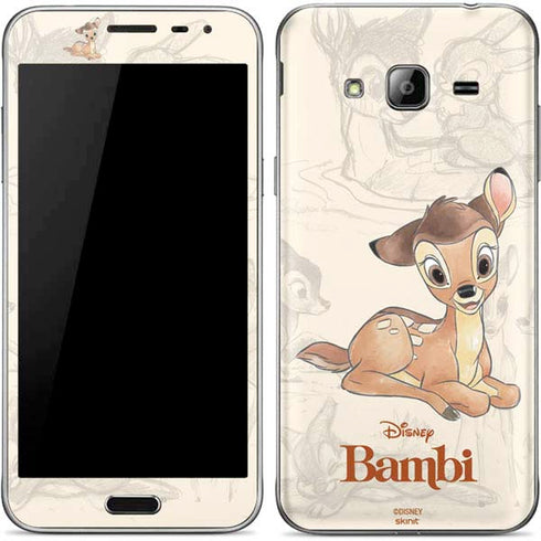 Disney Bambi Sketched Portrait Galaxy J3 Skin
