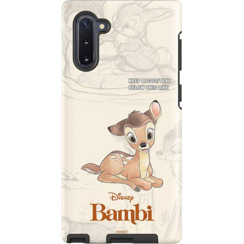 Disney Bambi Sketched Portrait Galaxy Note 10 Pro Case