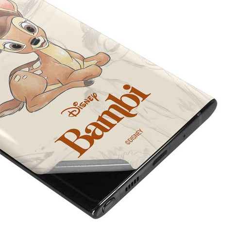 Disney Bambi Sketched Portrait Galaxy Note 10 Skin