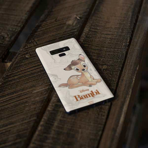 Disney Bambi Sketched Portrait Galaxy Note 9 Skin