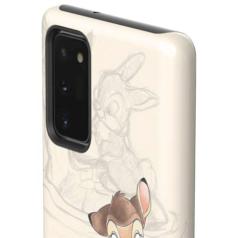 Disney Bambi Sketched Portrait Galaxy Note20 5G Pro Case