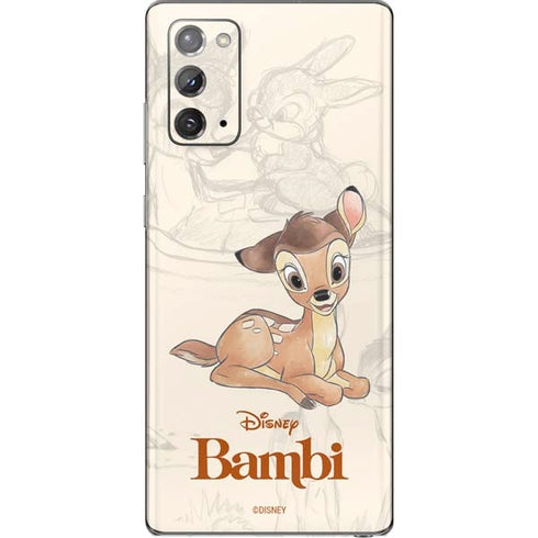 Disney Bambi Sketched Portrait Galaxy Note20 5G Skin