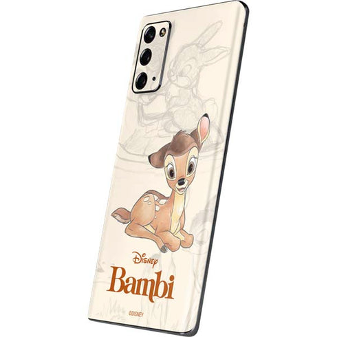 Disney Bambi Sketched Portrait Galaxy Note20 5G Skin