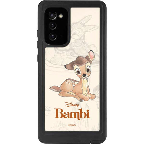 Disney Bambi Sketched Portrait Galaxy Note20 5G Waterproof Case