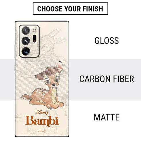 Disney Bambi Sketched Portrait Galaxy Note20 Ultra 5G Skin