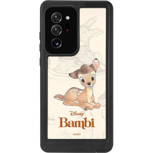 Disney Bambi Sketched Portrait Galaxy Note20 Ultra 5G Waterproof Case