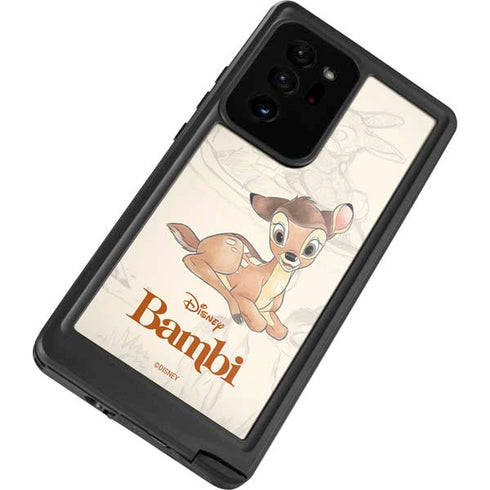 Disney Bambi Sketched Portrait Galaxy Note20 Ultra 5G Waterproof Case