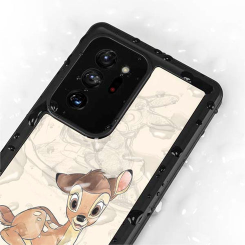 Disney Bambi Sketched Portrait Galaxy Note20 Ultra 5G Waterproof Case