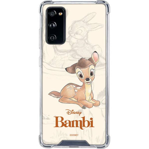 Disney Bambi Sketched Portrait Galaxy S20 FE Clear Case