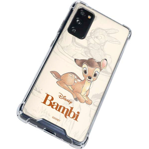 Disney Bambi Sketched Portrait Galaxy S20 FE Clear Case