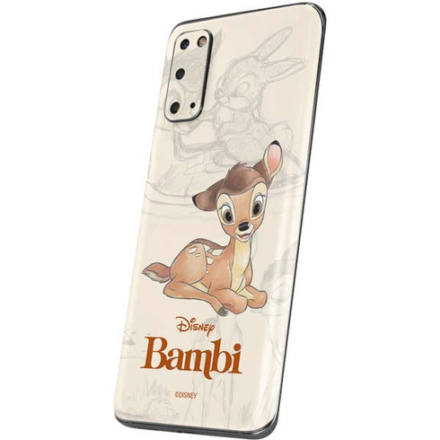 Disney Bambi Sketched Portrait Galaxy S20 Skin