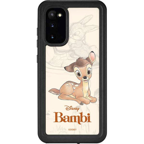 Disney Bambi Sketched Portrait Galaxy S20 Waterproof Case